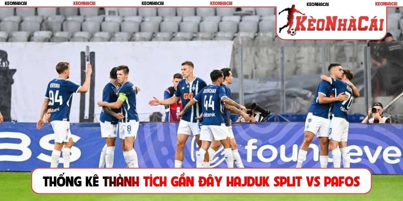 Thống kê thành tích gần đây Hajduk Split vs Pafos